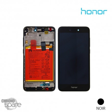 Ecran LCD + Vitre Tactile Noire Honor 8 Lite (officiel)