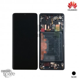 Bloc écran LCD + vitre tactile + batterie Huawei P30 Lite Noir (officiel)
