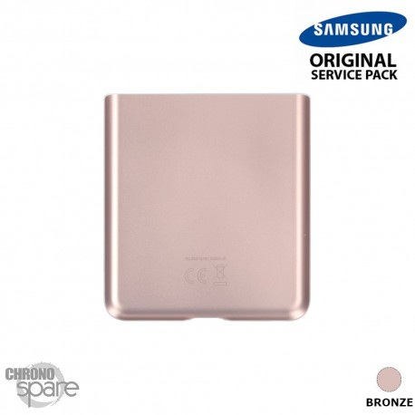 Vitre arrière bronze (Partie inférieure) Samsung Galaxy Z Flip 5G F707 (officiel)