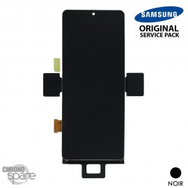 Ecran LCD + Vitre Tactile (sans chassis) noir Samsung Galaxy Z Flip 5G F707 (officiel)