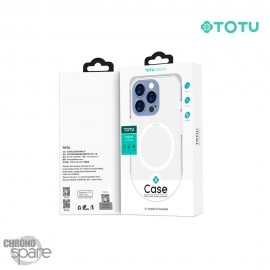 Coque silicone Transparente Magnétique iPhone 13 TOTU