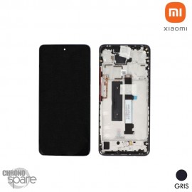 Ecran LCD + vitre tactile + châssis gris Xiaomi Mi 10T Lite 5G (officiel)