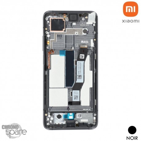 Ecran LCD + vitre tactile + châssis Noir Xiaomi Mi 10T/Mi 10T Pro (officiel)