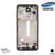 Ecran LCD + Vitre Tactile + châssis Noir Samsung Galaxy A52S 5G A528F (officiel)