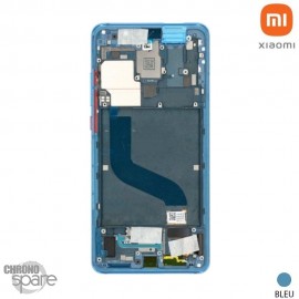 Ecran LCD + vitre tactile + châssis Bleu Glacier Xiaomi Mi 9T (officiel) 