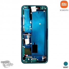 Ecran LCD + vitre tactile + châssis Vert Boréal Xiaomi Mi 9 (officiel) 