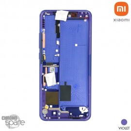 Ecran LCD + vitre tactile + châssis Violet Nebula Xiaomi Mi Note 10 Lite (officiel) 