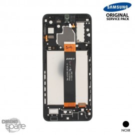 Ecran LCD + Vitre Tactile + châssis noir Samsung Galaxy A32 5G A326B (officiel) Sans Batterie