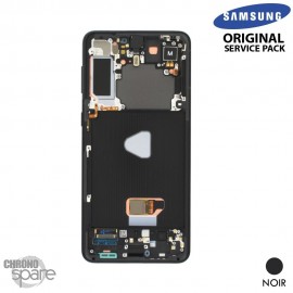 Ecran LCD + Vitre Tactile + châssis Noir Samsung Galaxy S21 Plus G996B (officiel) Sans Batterie 