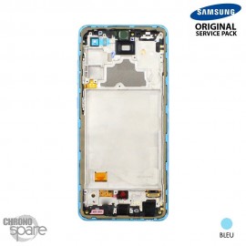 Ecran LCD + Vitre Tactile + châssis Violet Samsung Galaxy A72 4G A725F (officiel) Sans Batterie