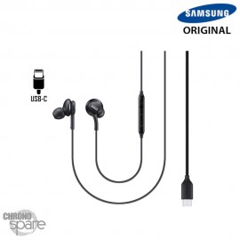 Écouteurs Samsung (originaux) Noir - Prise jack - BULK 