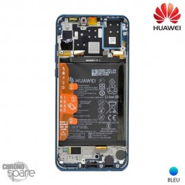 Bloc écran LCD + vitre tactile + batterie Huawei P30 Lite Bleu New edition MAR-LX1B (officiel) 