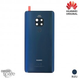 Vitre arrière + vitre caméra Huawei Mate 20 (Officiel) - Bleu