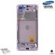 Ecran LCD + Vitre Tactile + châssis Violet (Lavande) Samsung Galaxy A52S 5G A528F (officiel) Sans Batterie