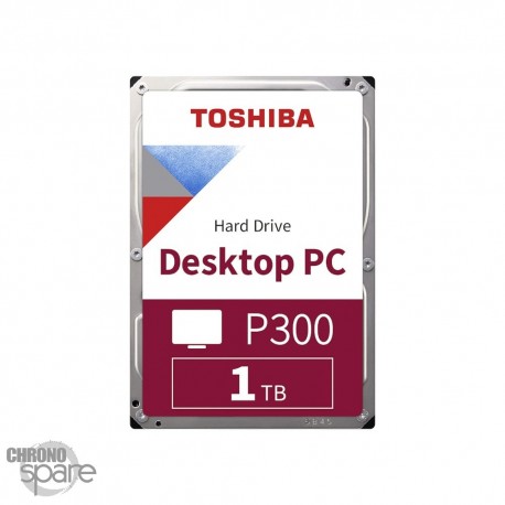 Disque dur SATA 3.5 pouces 1To 64 Mo 7200 tours Toshiba P300