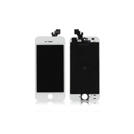 Ecran LCD + vitre tactile iPhone 5 blanc Fournisseur T