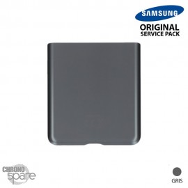 Vitre arrière grise (Partie inférieure) Samsung Galaxy Z Flip 5G F707 (officiel)