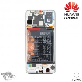 Bloc écran LCD + vitre tactile Huawei P30 Lite Blanc New edition (officiel) 