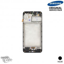 Ecran LCD (Oled) + Vitre Tactile + châssis noir Samsung Galaxy M31 M315F (officiel) Sans Batterie