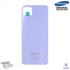 Vitre arrière + lentille caméra lavande (violet) Samsung Galaxy A22 5G A226B (officiel)