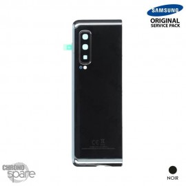 Vitre arrière + vitre caméra noire Samsung Galaxy Fold F900 (officiel)