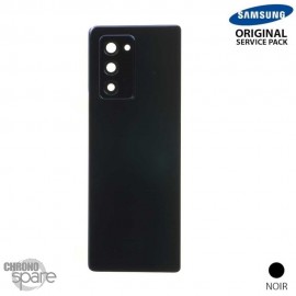 Vitre arrière + vitre caméra Noir Samsung Galaxy Z Fold 2 F916B (Officiel)