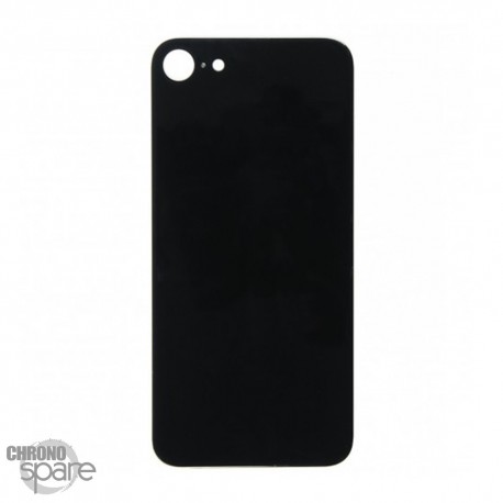 Plaque arrière en verre NEUTRE iPhone 8 noir (pour machine laser) NEUTRE