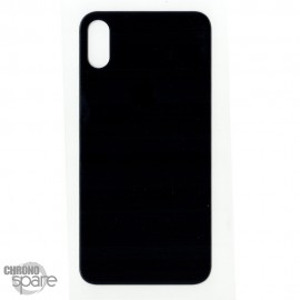 Plaque arrière en verre NEUTRE iPhone XS noir (pour machine laser)