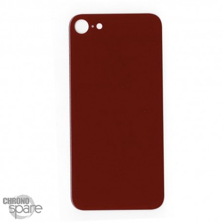 Plaque arrière en verre NEUTRE iPhone SE 2020 rouge(pour machine laser)