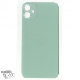 Plaque arrière en verre NEUTRE iPhone 11 vert (pour machine laser)