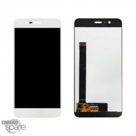 Ecran LCD + Vitre Tactile Blanc pour Asus Zenfone 3 Max ZC520TL