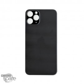 Plaque arrière en verre NEUTRE iPhone 11 PRO noir (pour machine laser)