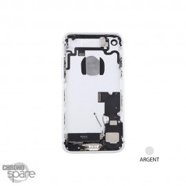 Châssis NEUTRE arrière iPhone 7 Argent - avec nappes