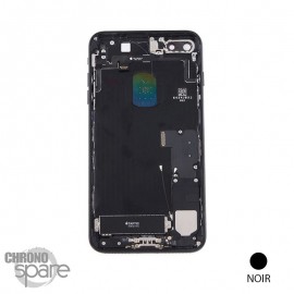Châssis NEUTRE arrière iPhone 7 Plus Noir - avec nappes