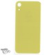 Plaque arrière en verre NEUTRE iPhone XR jaune (pour machine laser)
