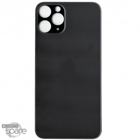 Plaque arrière en verre NEUTRE iPhone 11 PRO Max noir (pour machine laser)