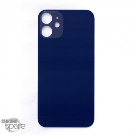 Plaque arrière en verre NEUTRE iPhone 12 mini bleue (pour machine laser)