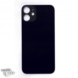 Plaque arrière en verre NEUTRE iPhone 12 mini noire (pour machine laser)