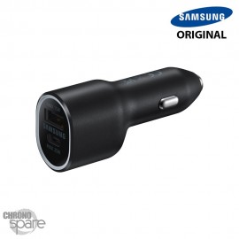 Chargeur Rapide Duo Usb + Type C Allume Cigare Samsung 