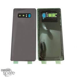Vitre arrière + lentille caméra compatible pour Samsung galaxy NOTE8 violette