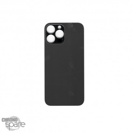 Plaque arrière en verre NEUTRE iPhone 13 Pro Max noire (pour machine laser)