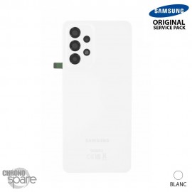 Vitre arrière + vitre caméra blanche Samsung Galaxy A53 5G A536B (Officiel)