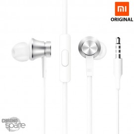 Écouteurs MI Basic Blanc / Argent - Prise jack - avec boîte Xiaomi (officiel) 