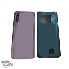 Vitre arrière + lentille caméra violet compatible pour Xiaomi Mi 9