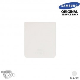 Vitre arrière inférieure Blanche Samsung Galaxy Z Flip 3 5G F711B (officiel)