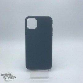 Coque en silicone pour iPhone 11 bleu nuit