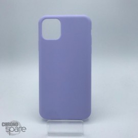 Coque en silicone pour iPhone 11 Pro mauve