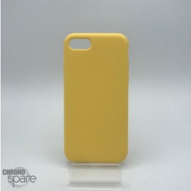 Coque en silicone pour iPhone 7/ 8 / SE 2020 / SE 2022 jaune