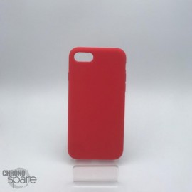 Coque en silicone pour iPhone 7/ 8 / SE 2020 / SE 2022 rouge