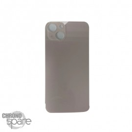 Plaque arrière en verre NEUTRE iPhone 13 Rose (pour machine laser)